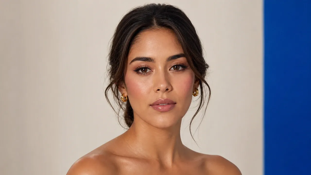 AI visualization of easy everyday soft glam showing buildable taupe, soft satin beige, and a soft satin finish.
