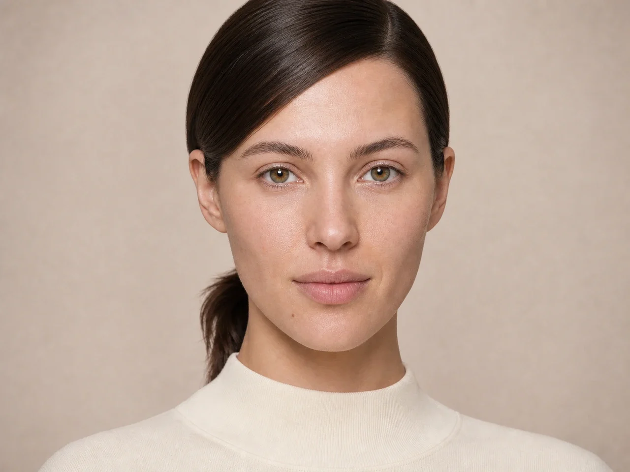 Step 1 of Wearable Clean Makeup Look, showing the skin and lids feel settled, even, and ready for thin layers without a slippery surface.