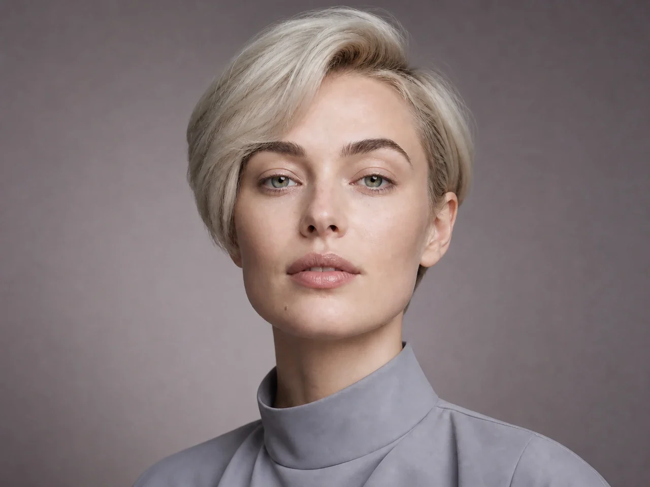 Step 1 of Soft Glam for Hooded Eyes, showing the lids feel smooth and dry while the natural fold and open-eye landmarks remain easy to see.