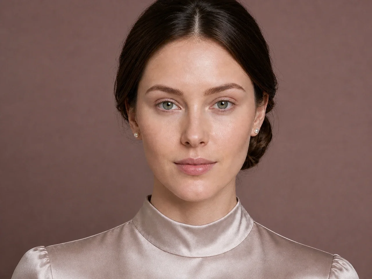 Step 1 of Soft Glam Wedding Guest Makeup, showing the skin and lids feel settled, even, and ready for thin layers without a slippery surface.