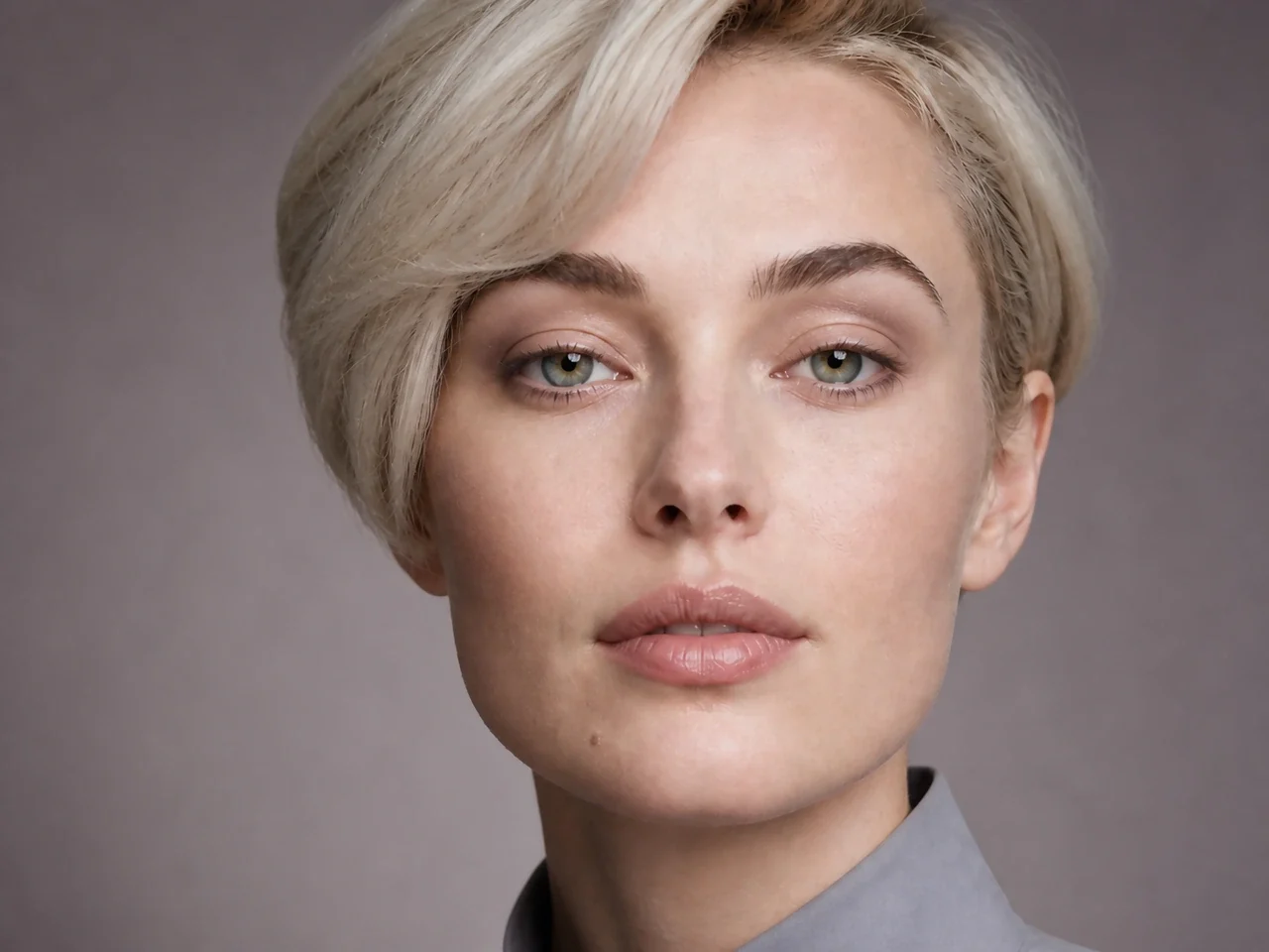 Step 3 of Soft Glam for Hooded Eyes, showing the outer structure is slightly deeper than the transition while the center lid remains available for the focal shade.