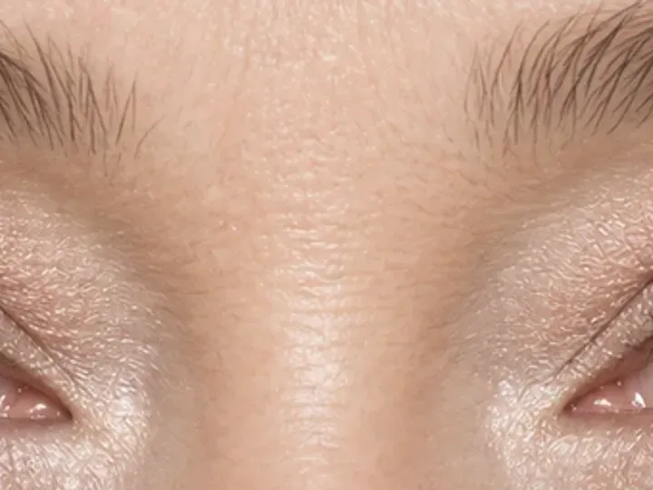 Step 3 of Balanced Eye Makeup for Close-Set Eyes, showing the outer structure is slightly deeper than the transition while the center lid remains available for the focal shade.