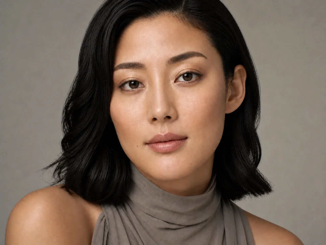 Step 4 of Everyday Makeup for Deep-Set Eyes, showing soft beige is clearly visible at mobile lid while the transition border stays intact.