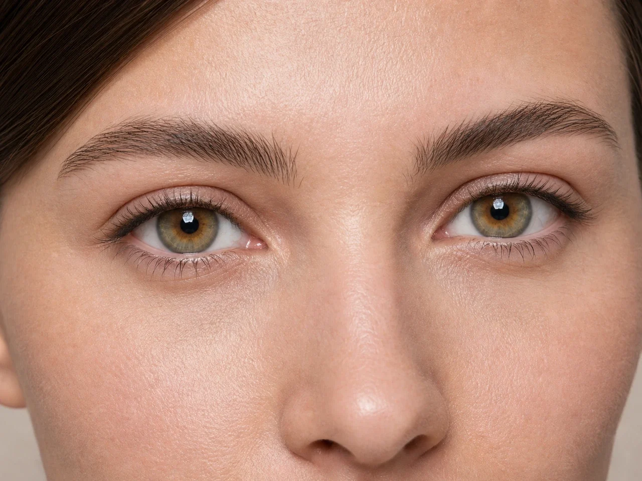 Step 5 of Wearable Clean Makeup Look, showing soft espresso makes the lashes look denser while the eye color and lid space stay visible.