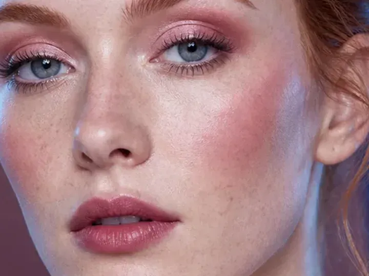Step 5 of Cool Rosy Makeup for Fair Skin, showing mushroom taupe makes the lashes look denser while the eye color and lid space stay visible.