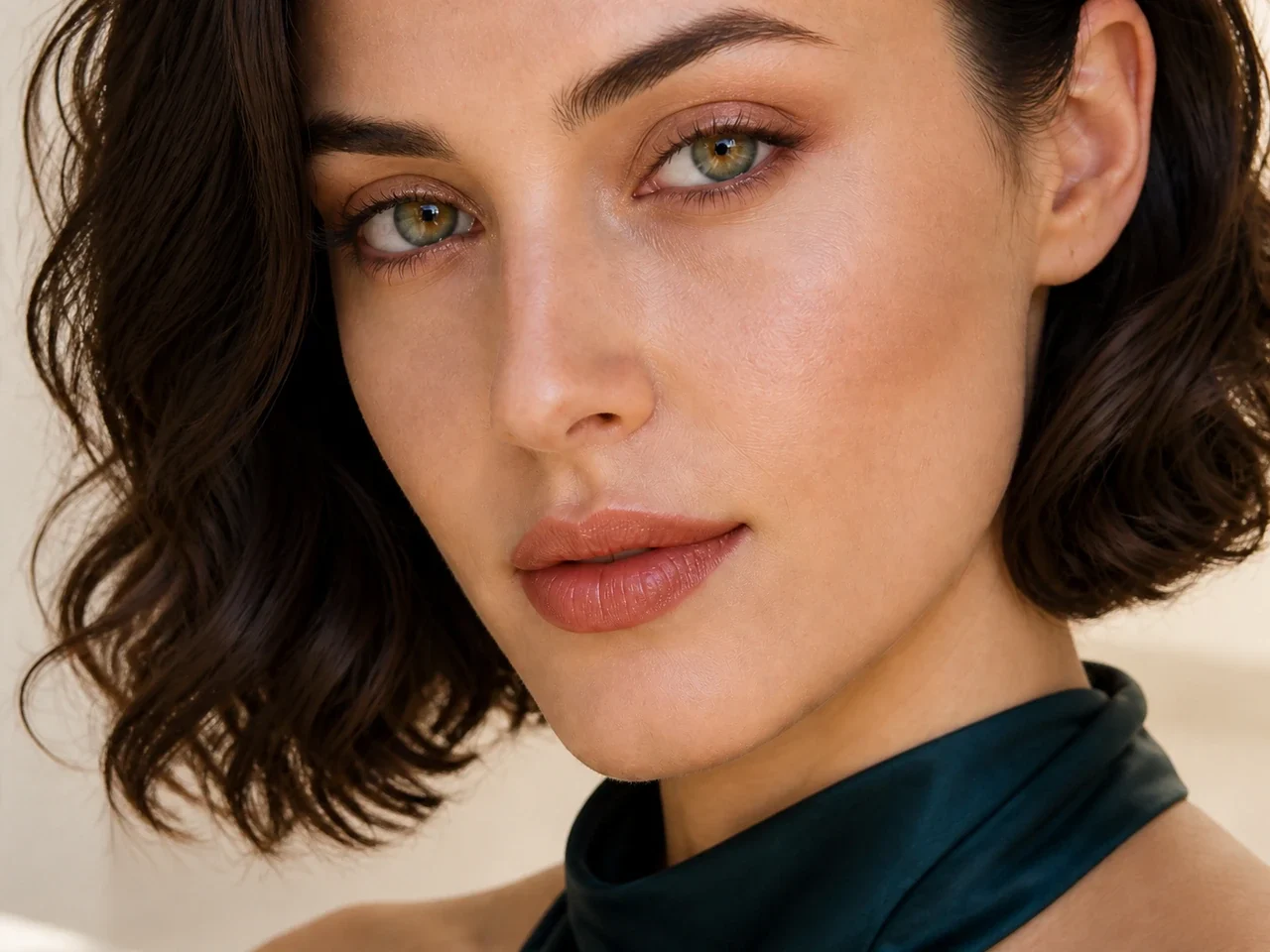 Step 7 of Easy Vacation Makeup, showing the lip shows Coral flush in harmony with Sheer bronze and the sheer sunlit finish without becoming the only focal point.