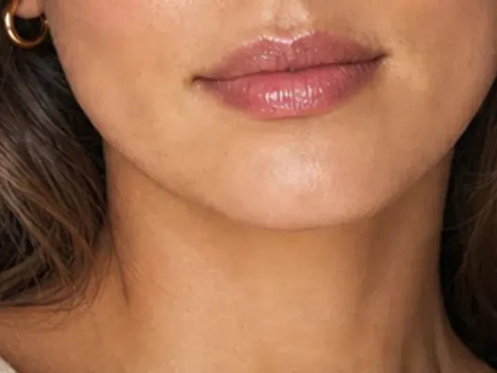 Step 7 of 5-Minute Everyday Makeup, showing the lip supports Fresh rose and the fresh natural finish without becoming the only focal point.