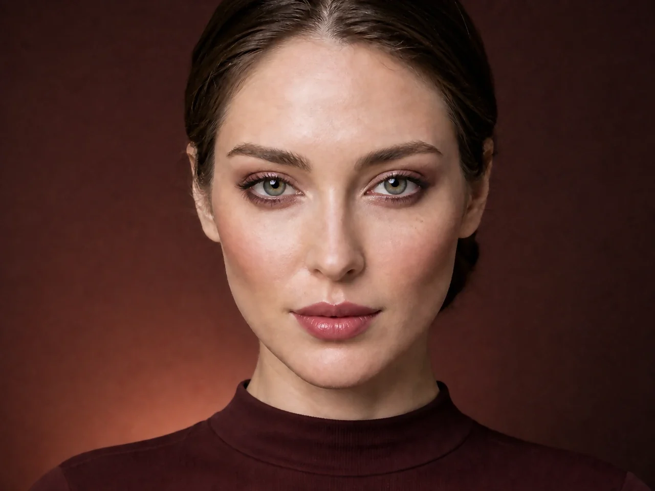 Step 8 of Easy Date Night Makeup, showing the completed Easy Date Night Makeup reads as luminous in front-facing light without overloaded corrections.